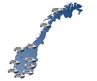 Kart-med-nesscos-områder